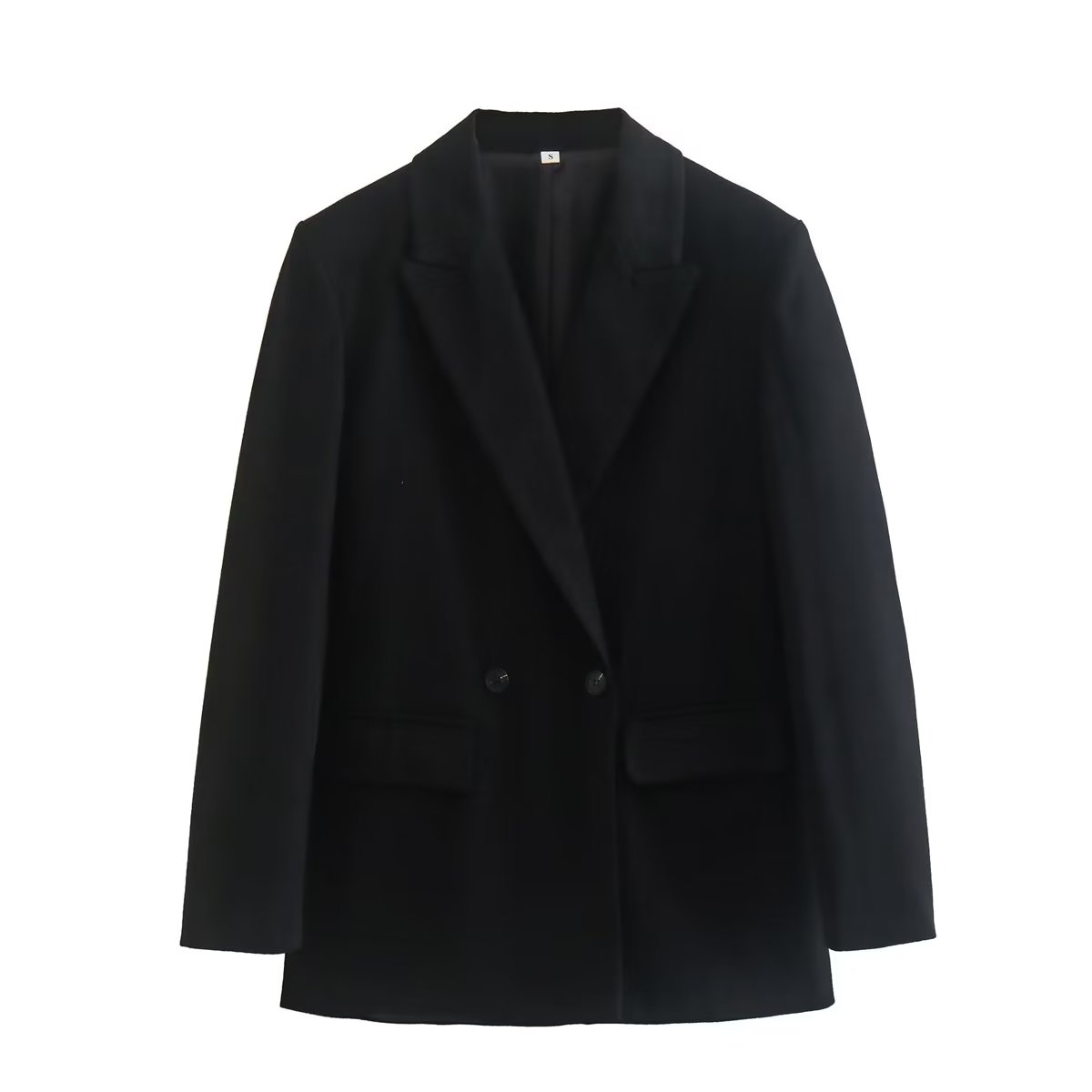 Loose Double-Breasted Blazer