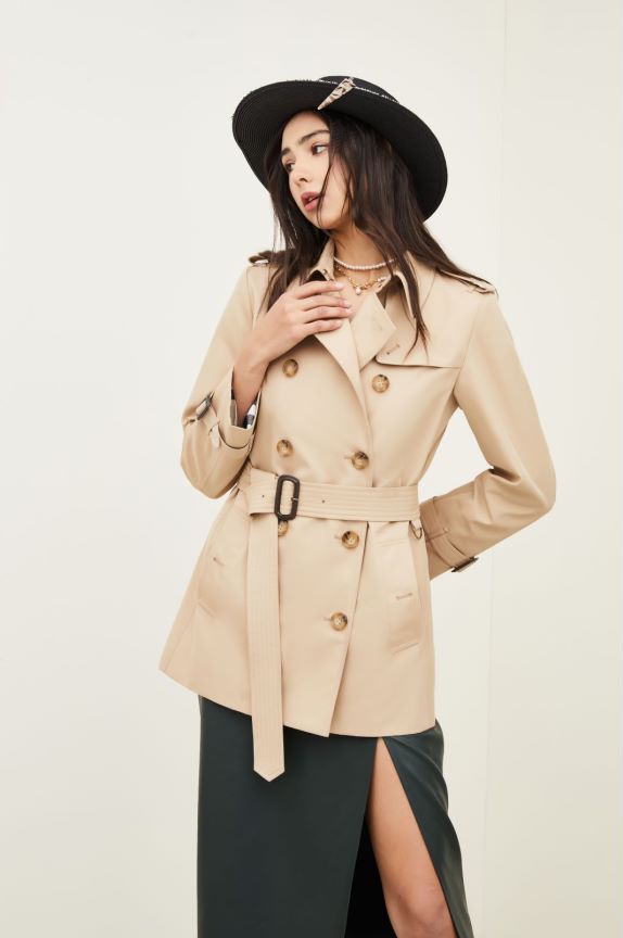 Element Mid Length Trench Coat