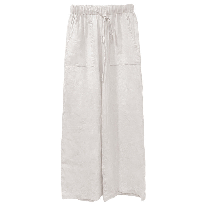 Pure Linen Loose Pants