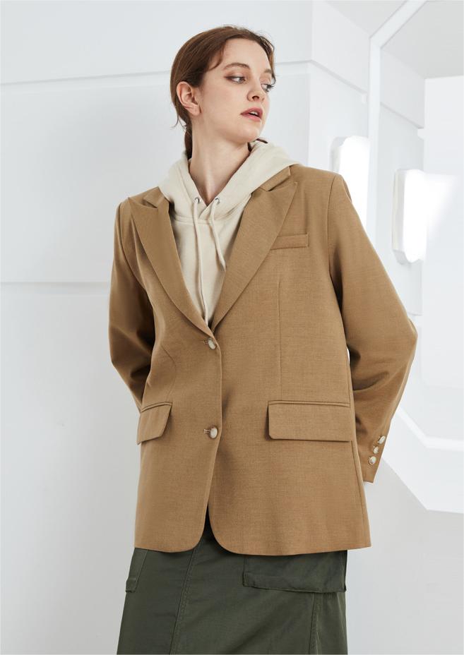 Casual Wool Blazer