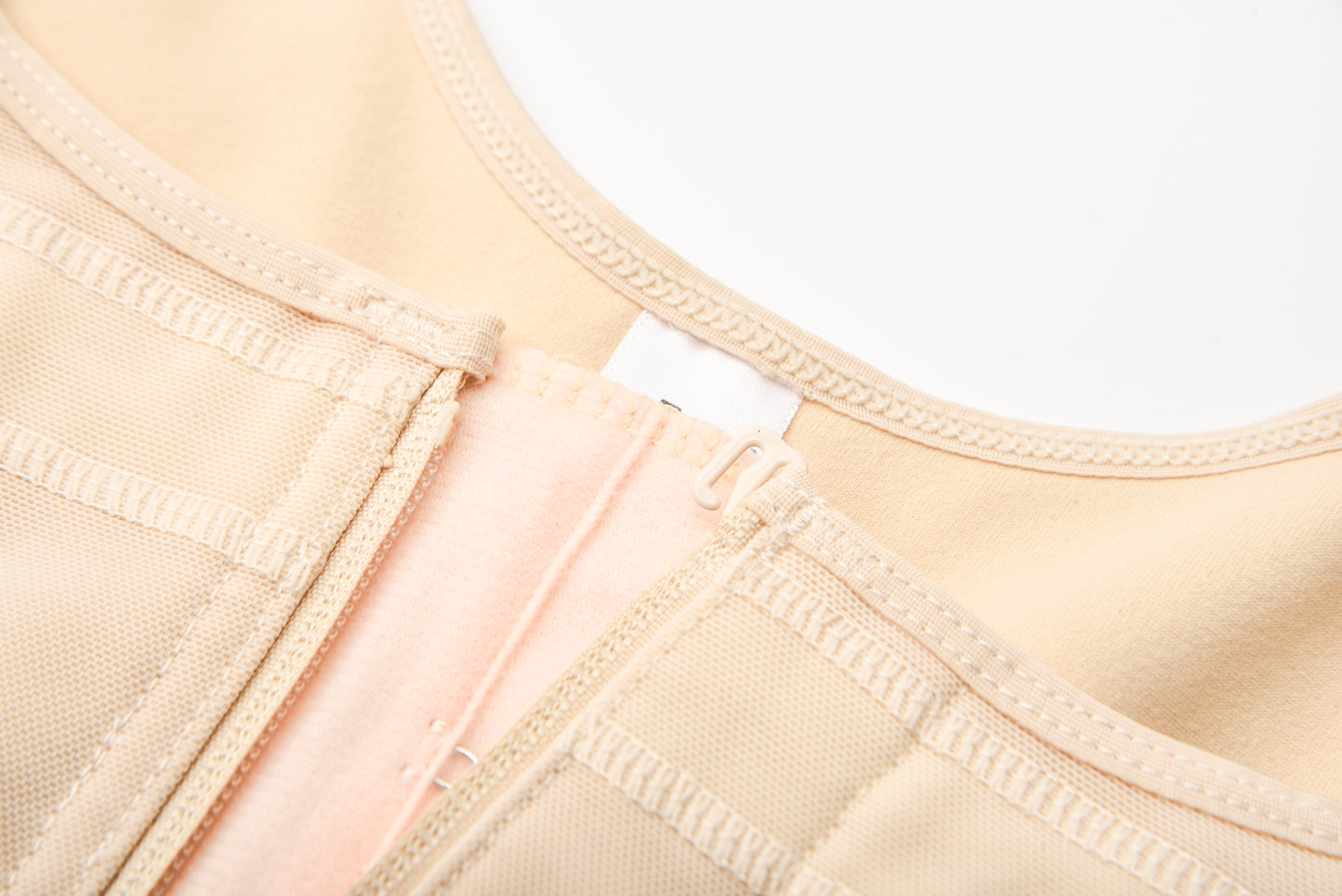 Beige Corset Belly Contracting Slimming Bodysuit