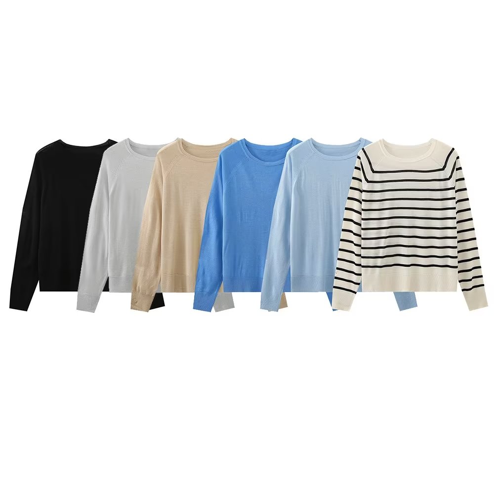 Loose Slimming Pullover Sweatshirt