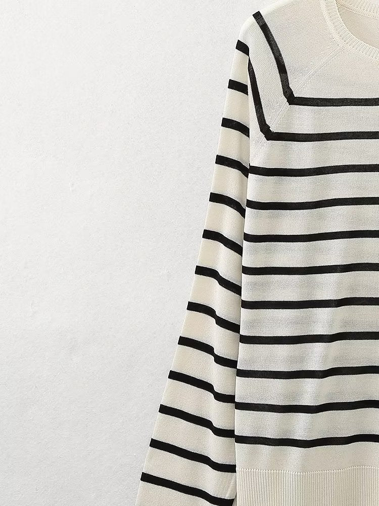 Loose Slimming Pullover Sweatshirt