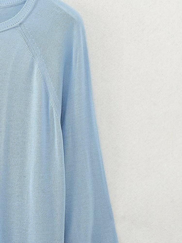 Loose Slimming Pullover Sweatshirt