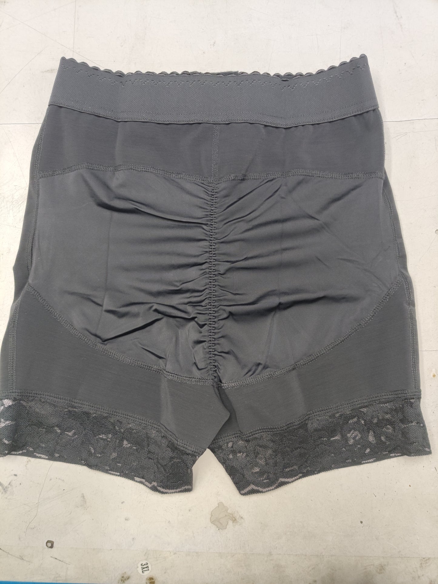 Black High Waist Girdling Belly Contraction Pants