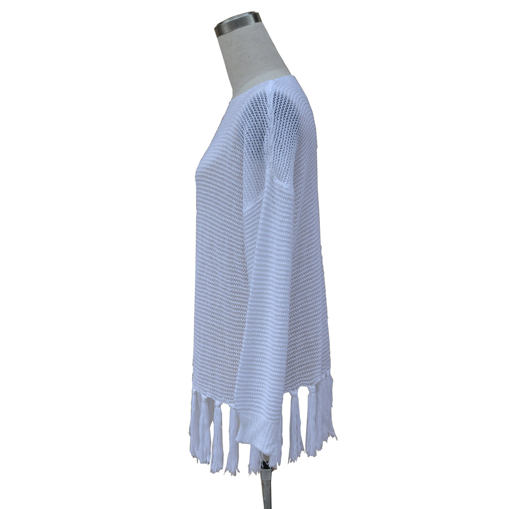 Fishnet Beach Cover Up Shirt