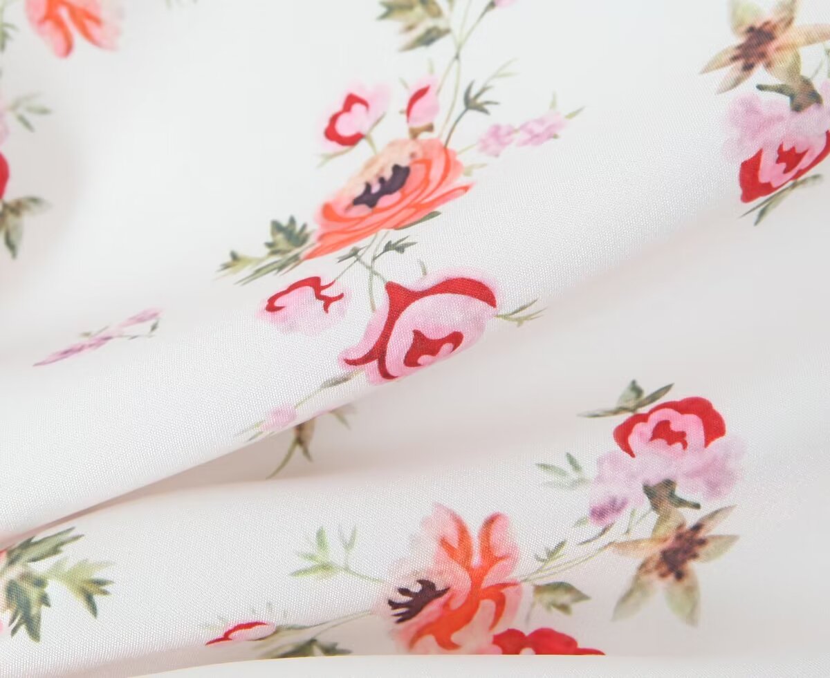 Romantic Smocking Floral Blouse