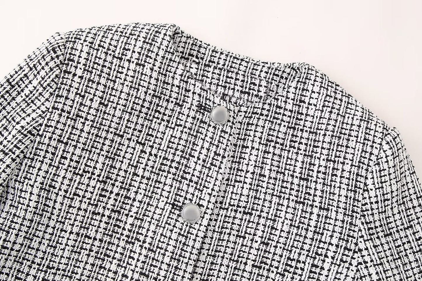 Texture Short Blazer