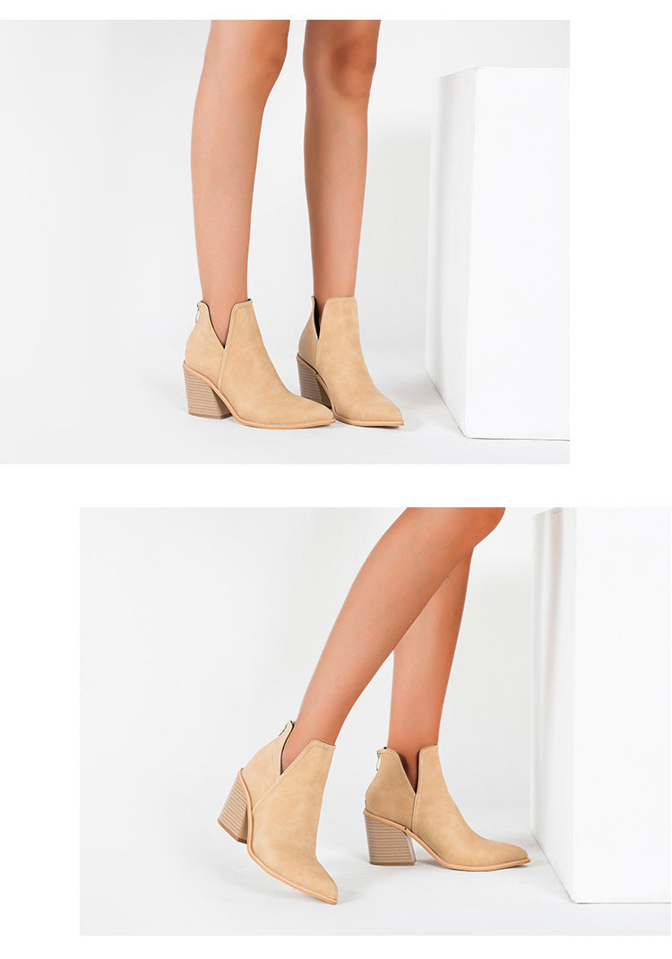 Pointed Ankle Boots