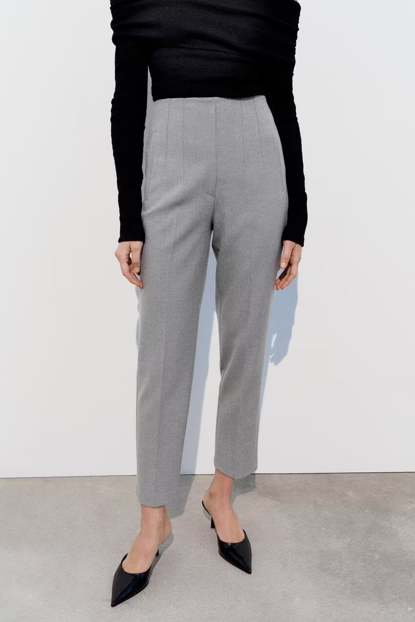 High Waist Office Pants