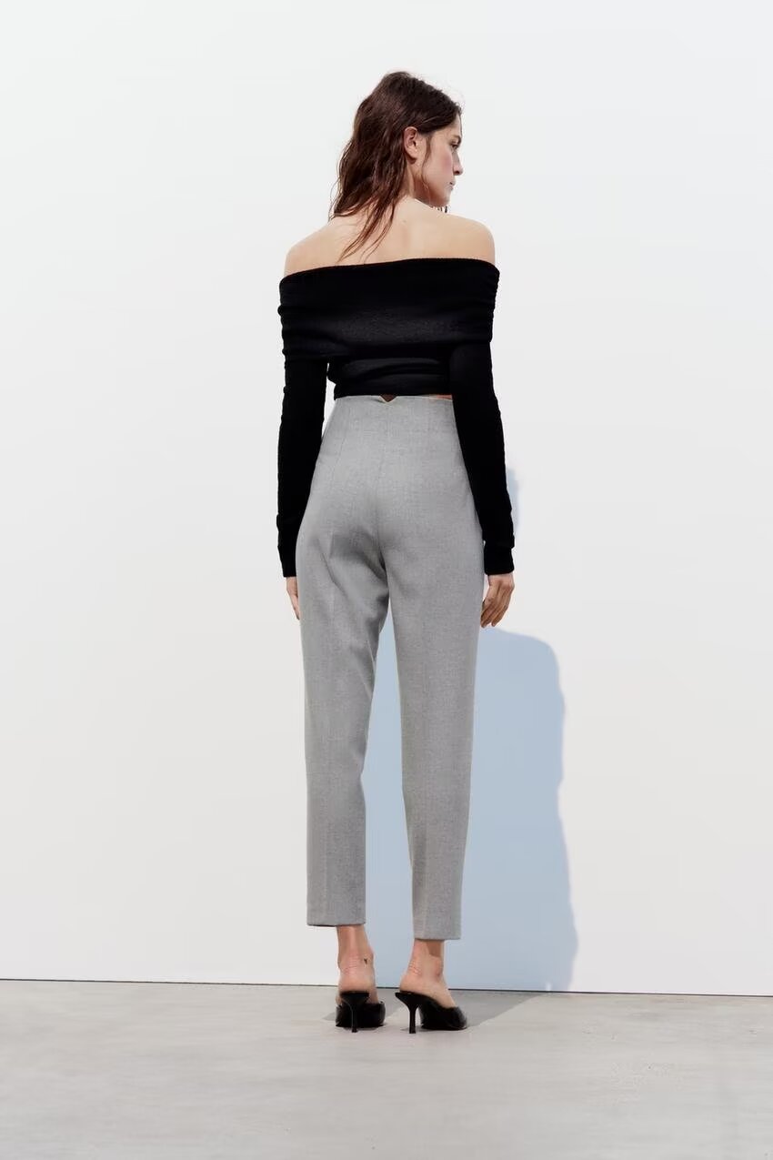 High Waist Office Pants
