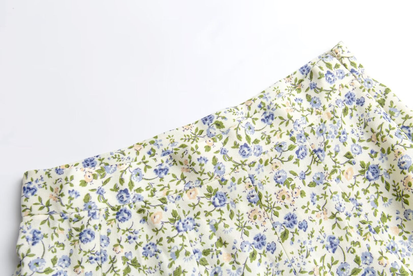 French Casual Floral Skirt