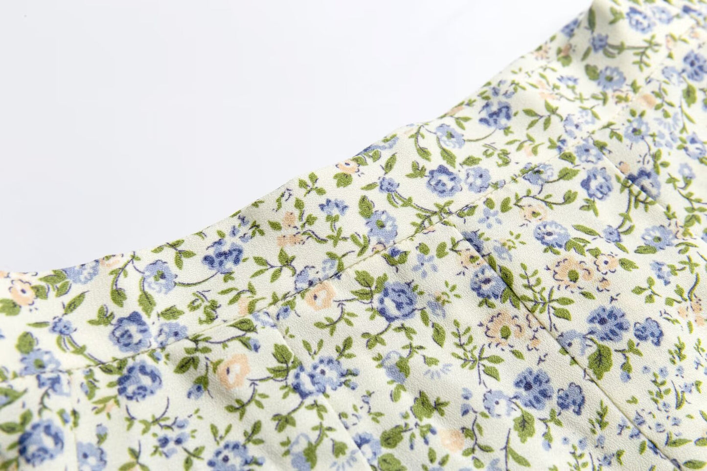French Casual Floral Skirt
