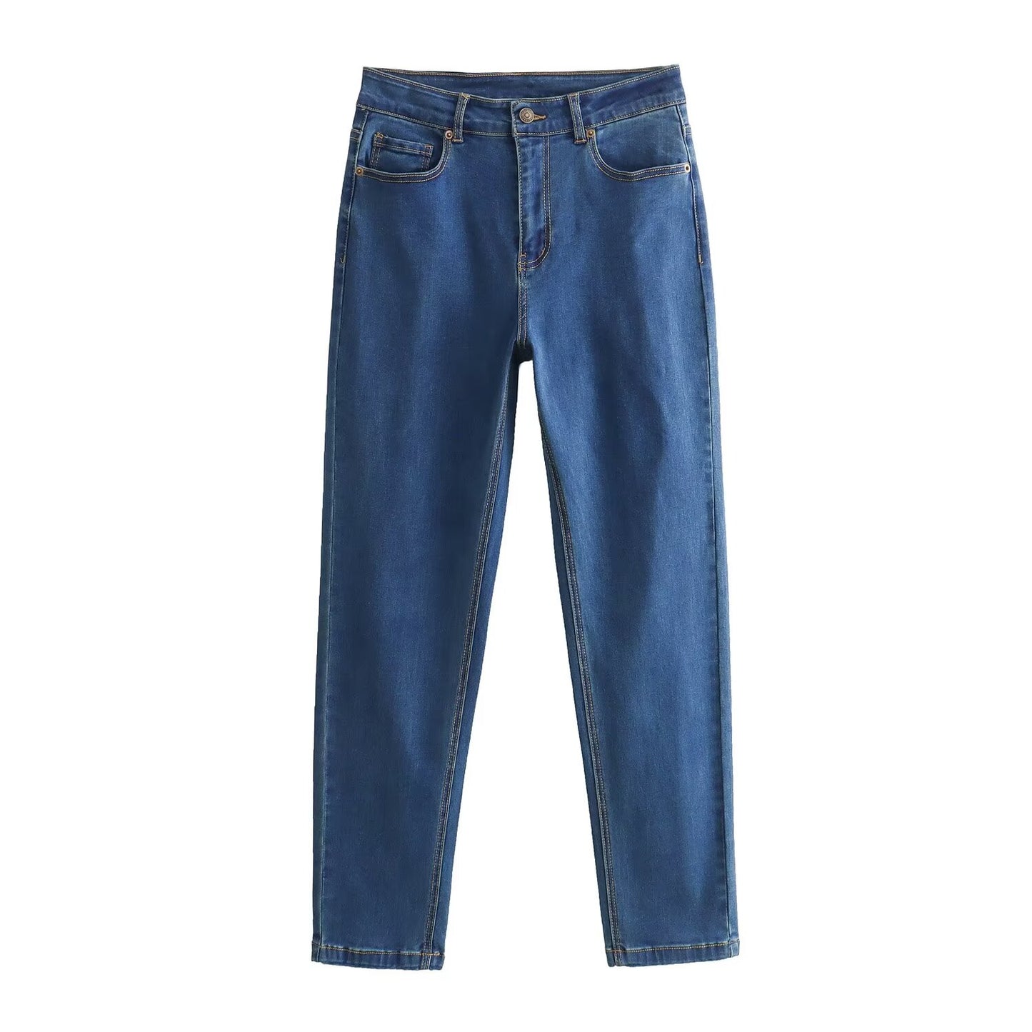 High Waist Slimming Skinny Jeans