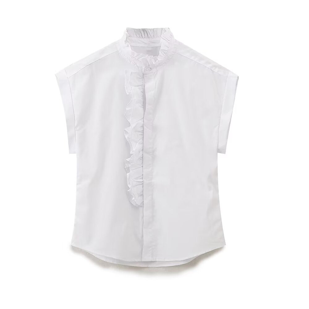 Cotton Casual Sleeveless Shirt