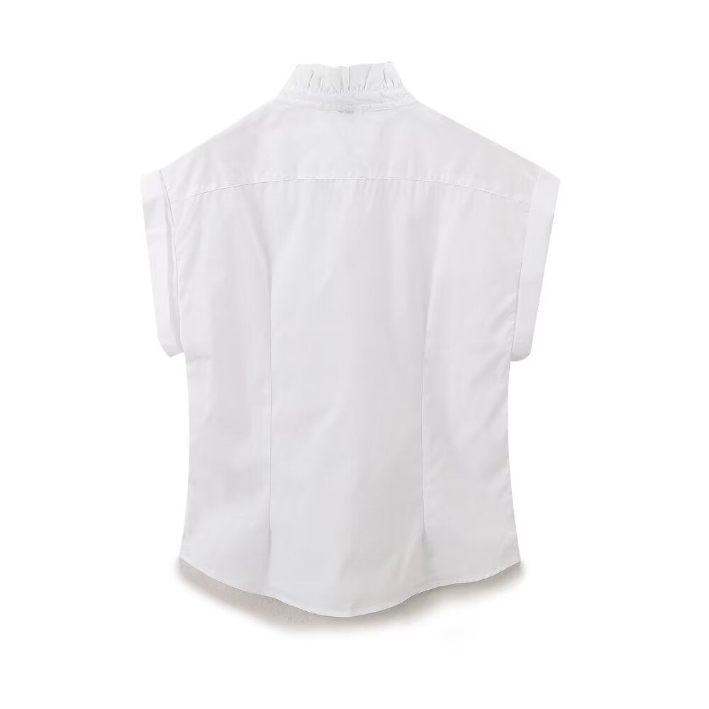 Cotton Casual Sleeveless Shirt