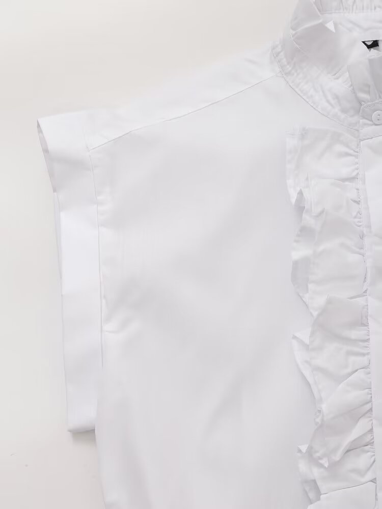 Cotton Casual Sleeveless Shirt