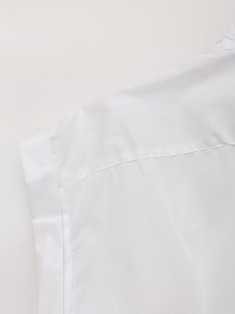 Cotton Casual Sleeveless Shirt