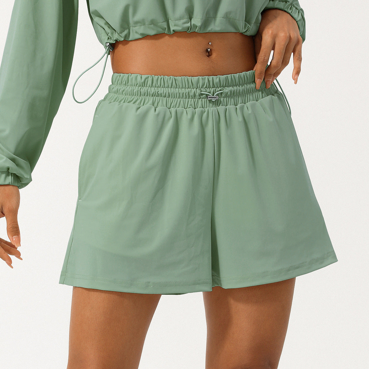 Exercise Drawstring Shorts