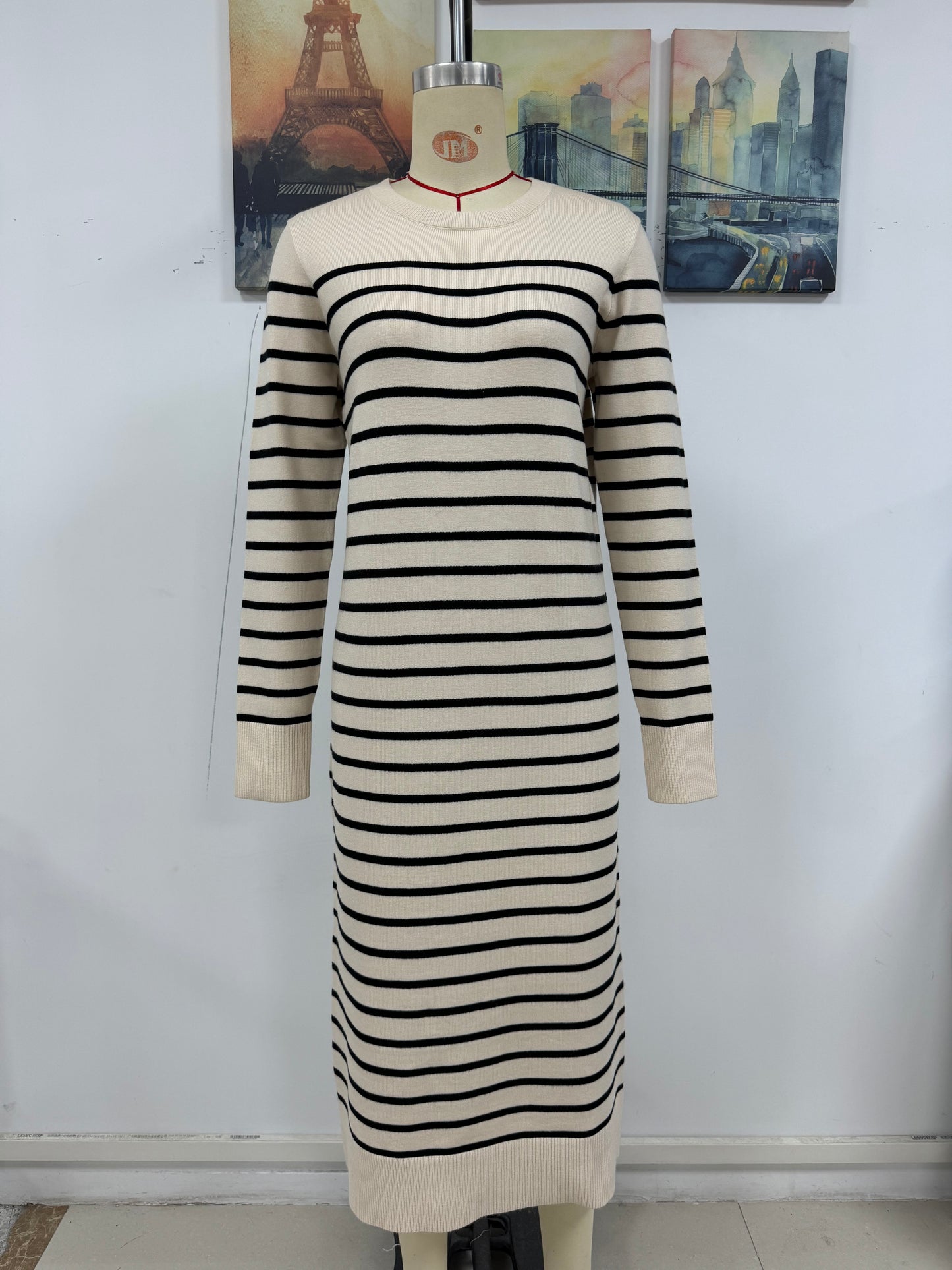Knitwear Striped Dress