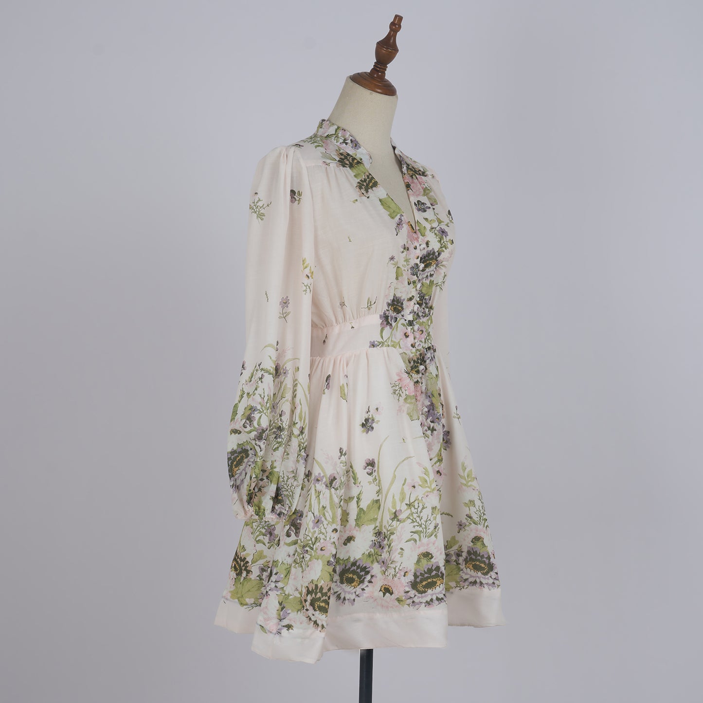 Claire A Line Long Sleeve Dress