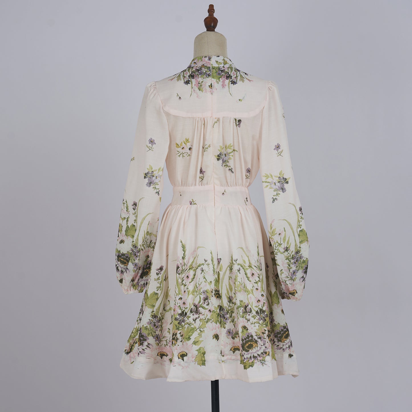Claire A Line Long Sleeve Dress
