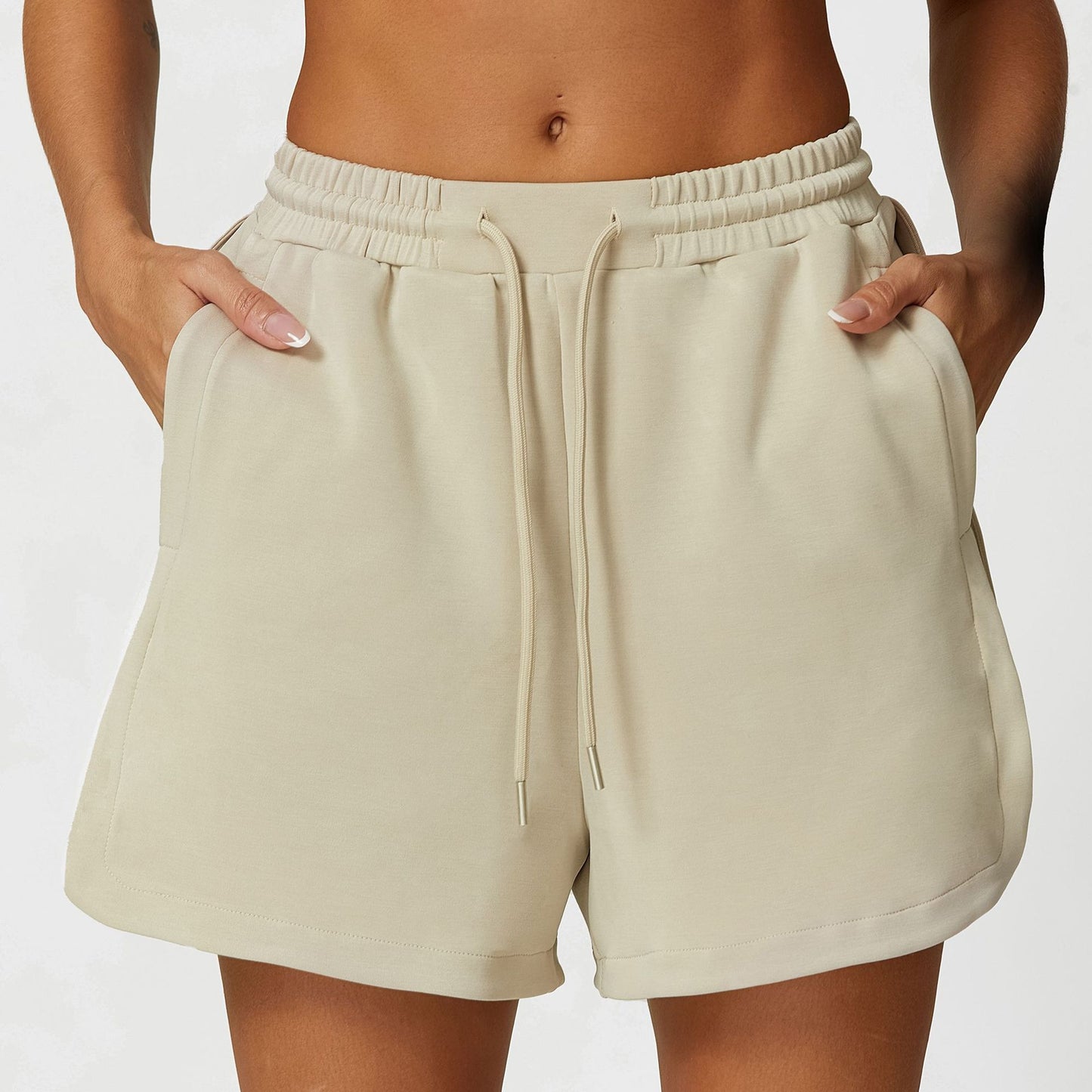 Stone Washed Half Zipper Shirt & Shorts