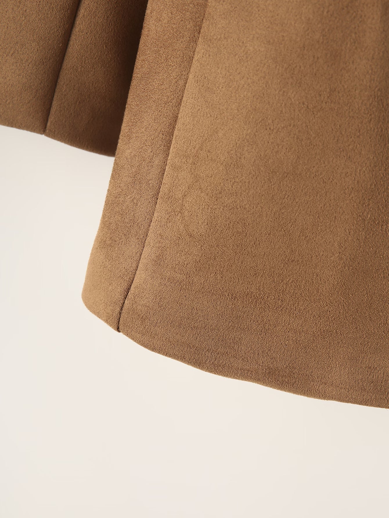 Camel Faux Suede Blazer
