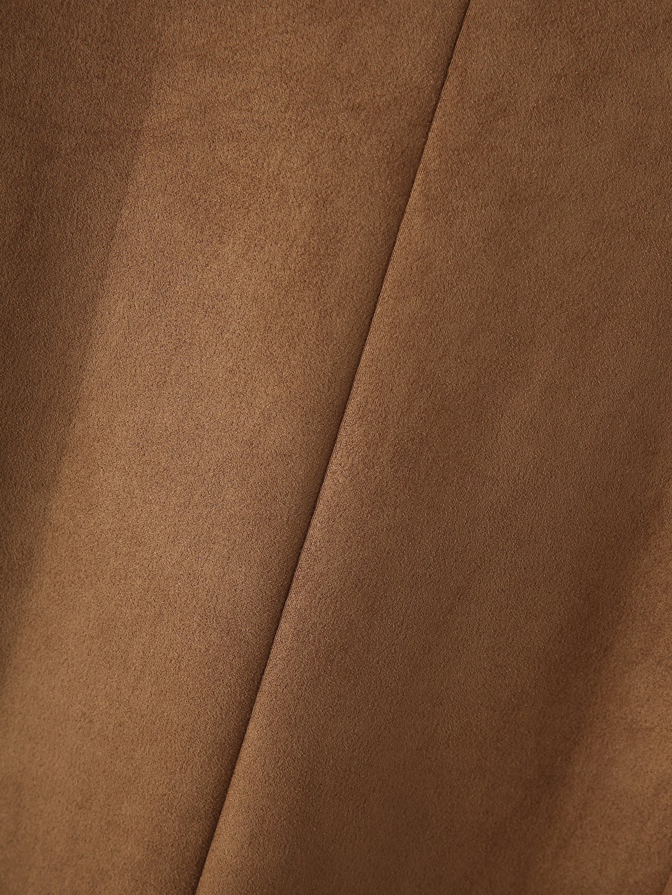 Camel Faux Suede Blazer