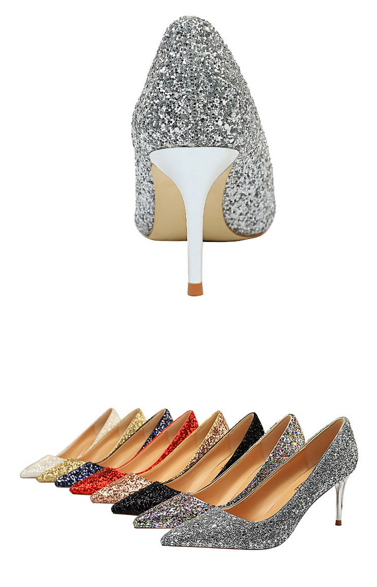 Glitter Pumps