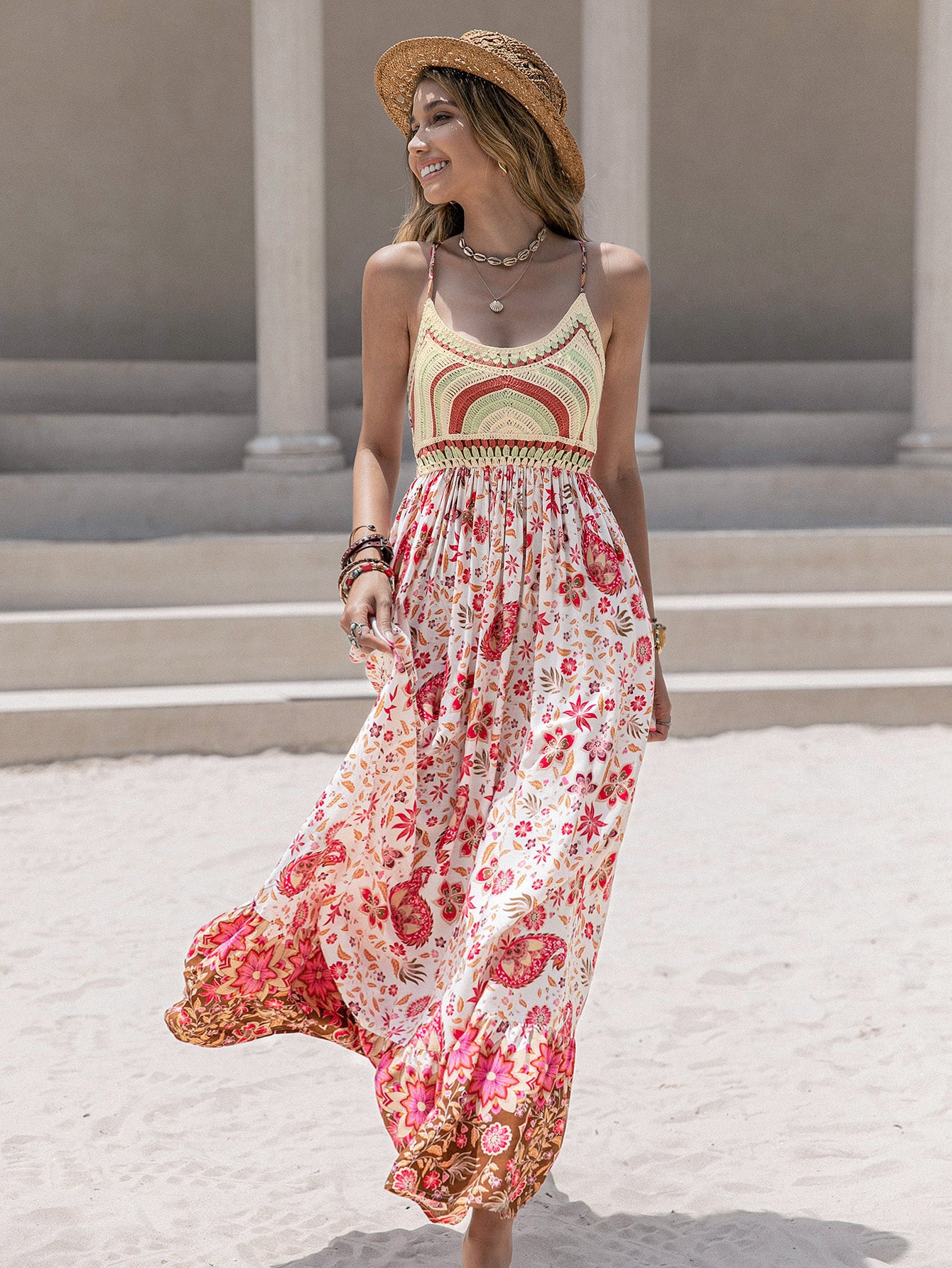 Heather Floral Maxi Dress