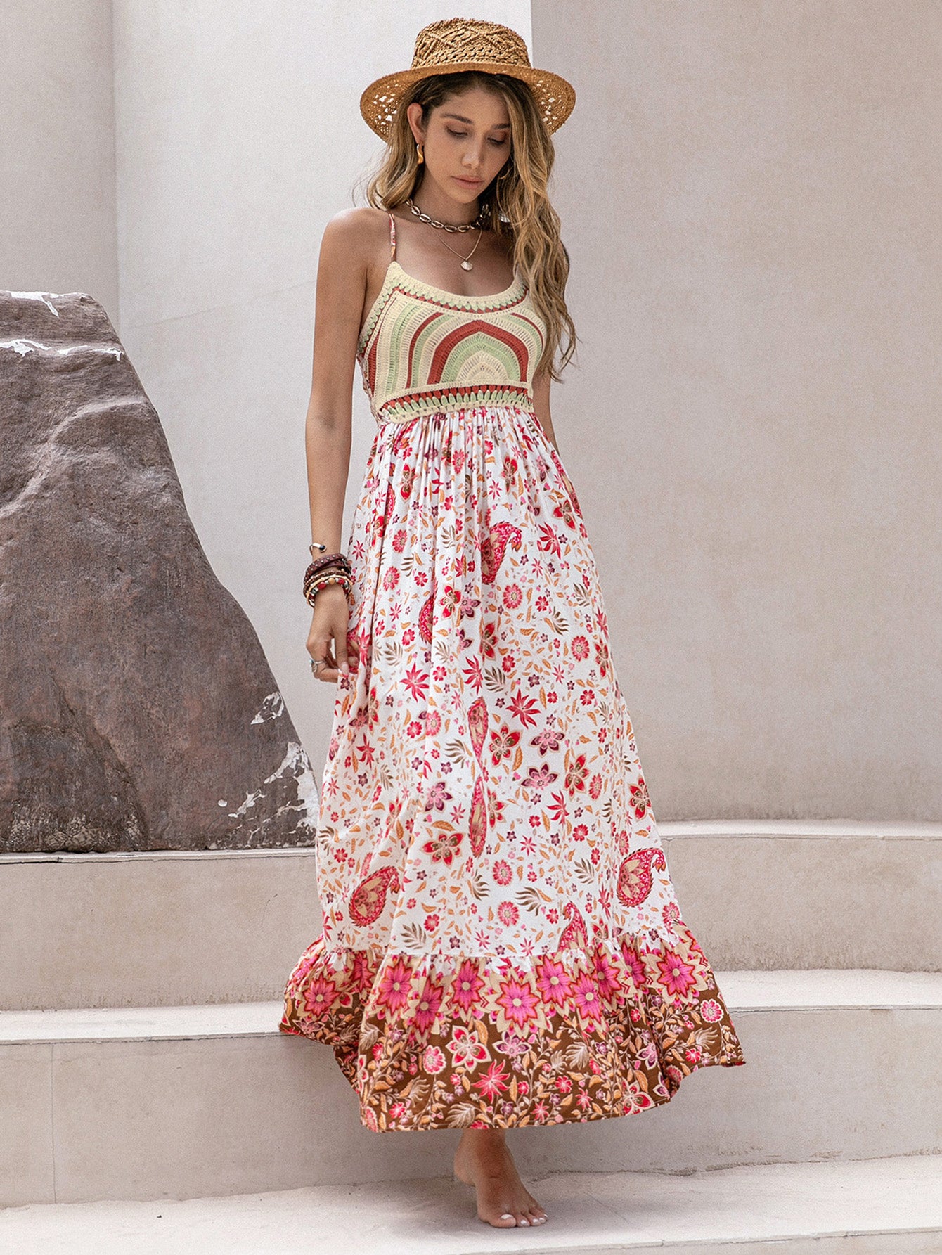 Heather Floral Maxi Dress