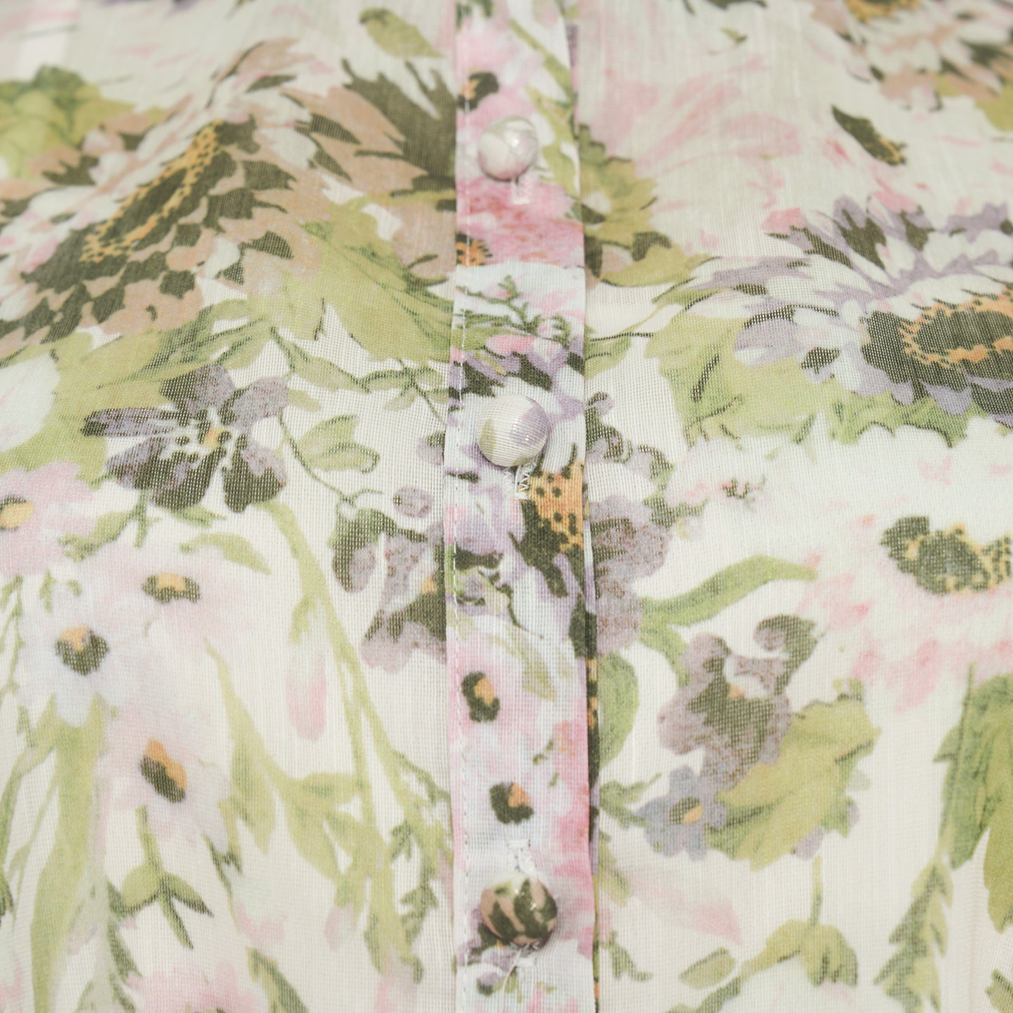 Colorful Floral Slip Skirt & Blouse Set