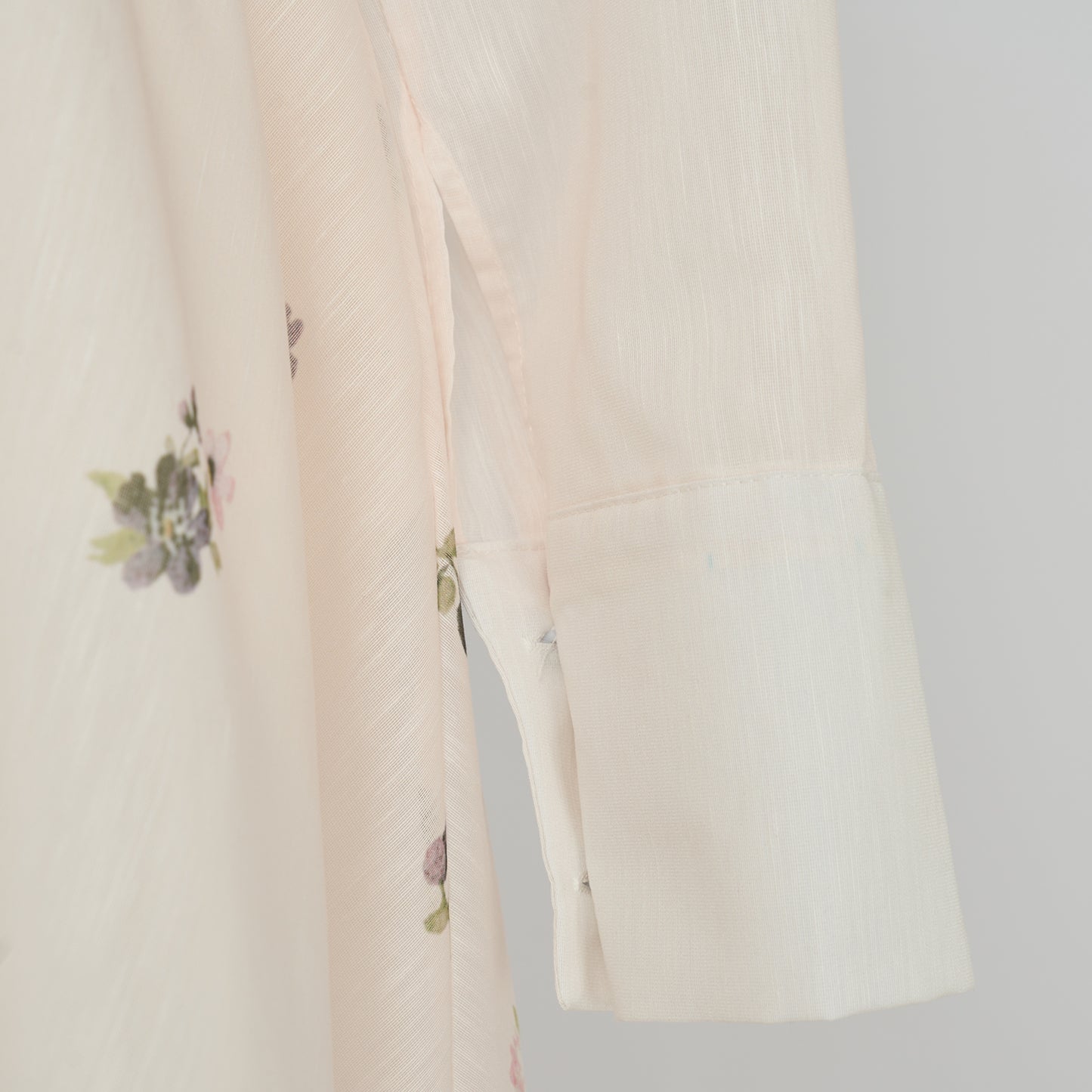 Colorful Floral Slip Skirt & Blouse Set