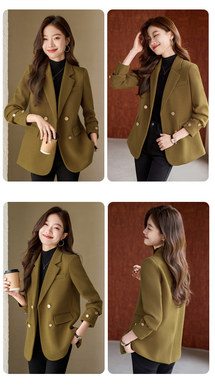 Woolen Mid Length Blazer