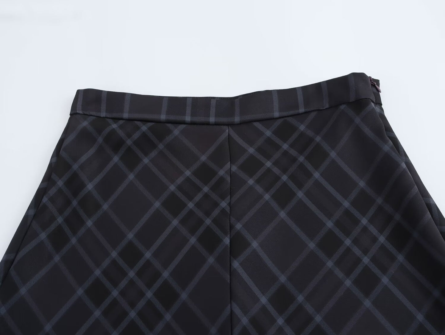 Plaid Midi Skirt