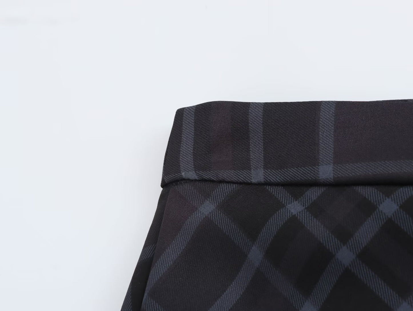 Plaid Midi Skirt