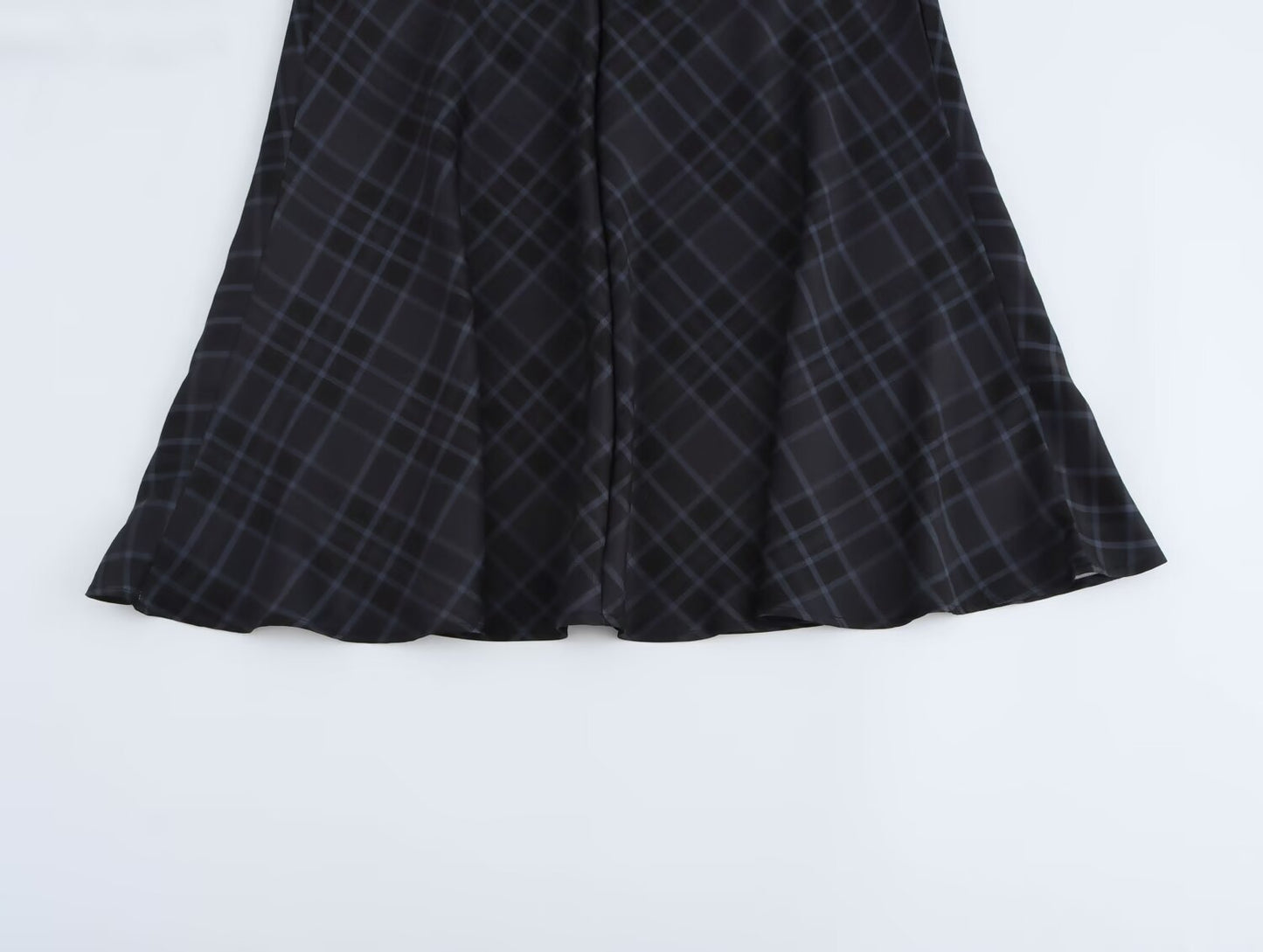 Plaid Midi Skirt
