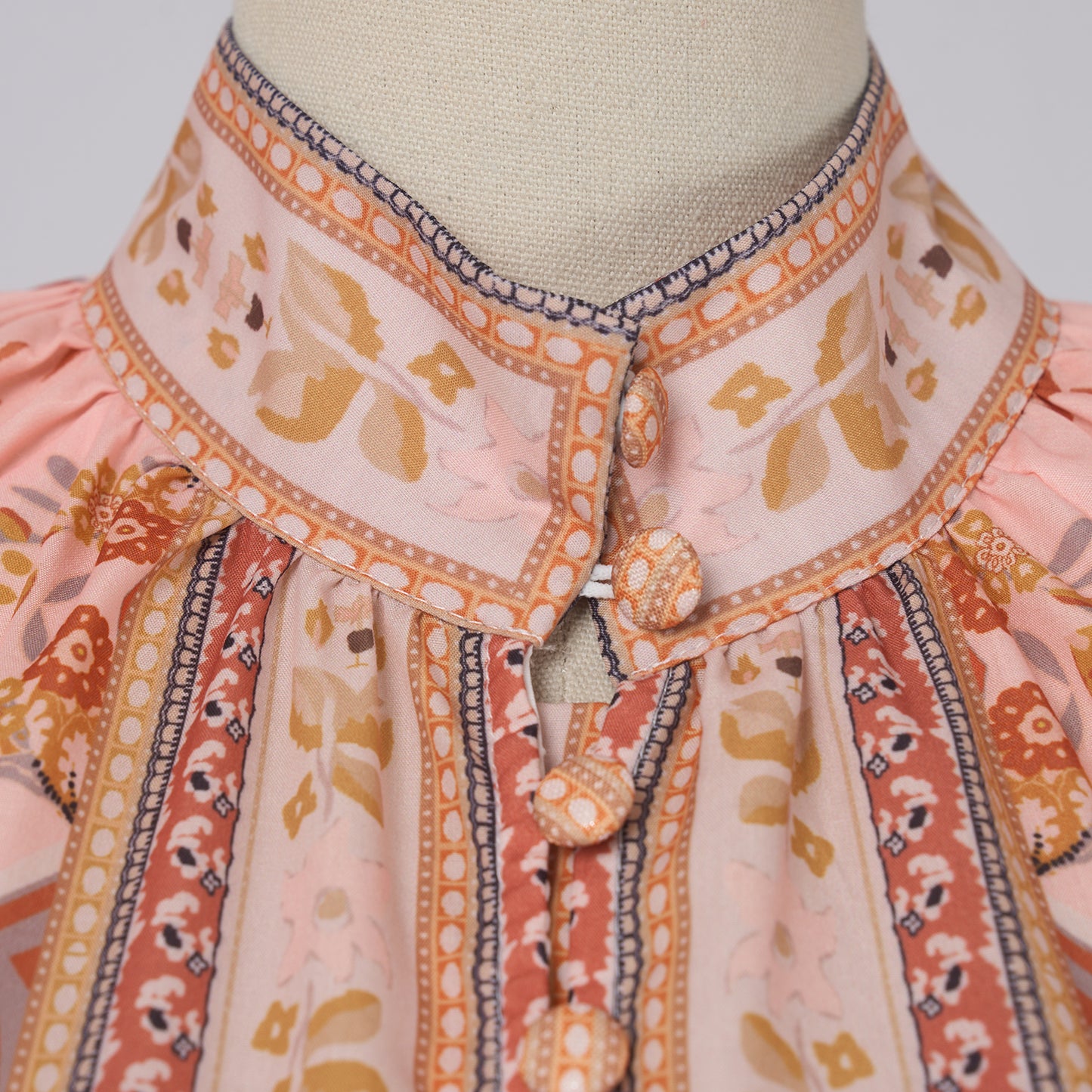 Long Sleeve Button Blouse & Shorts Set