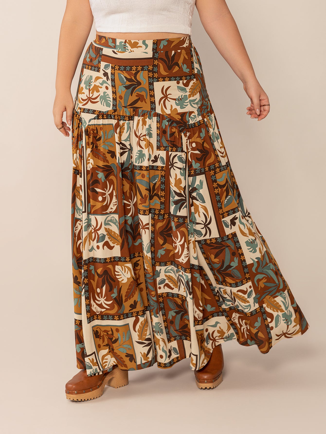 Bohemian Geometric Skirt