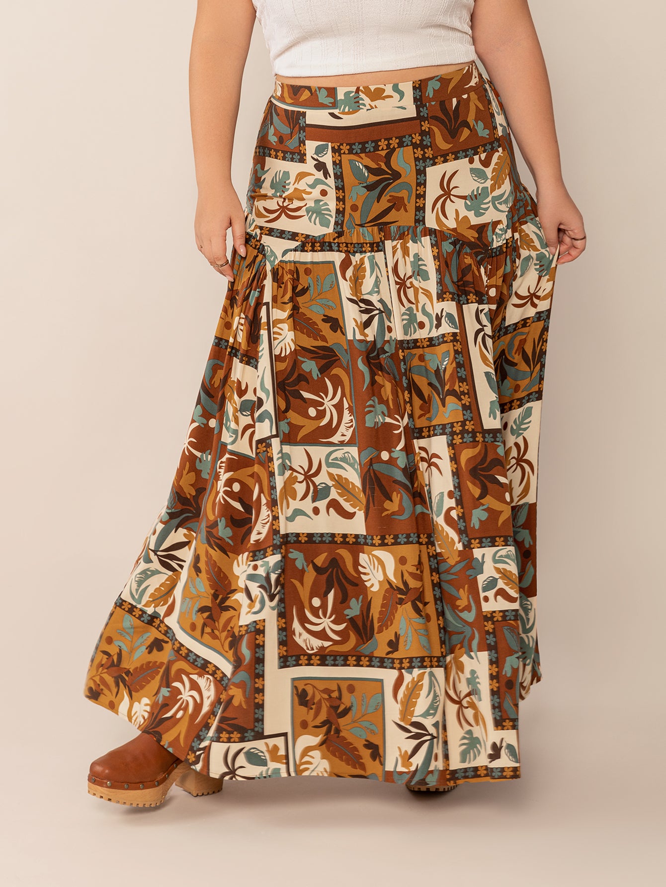 Bohemian Geometric Skirt