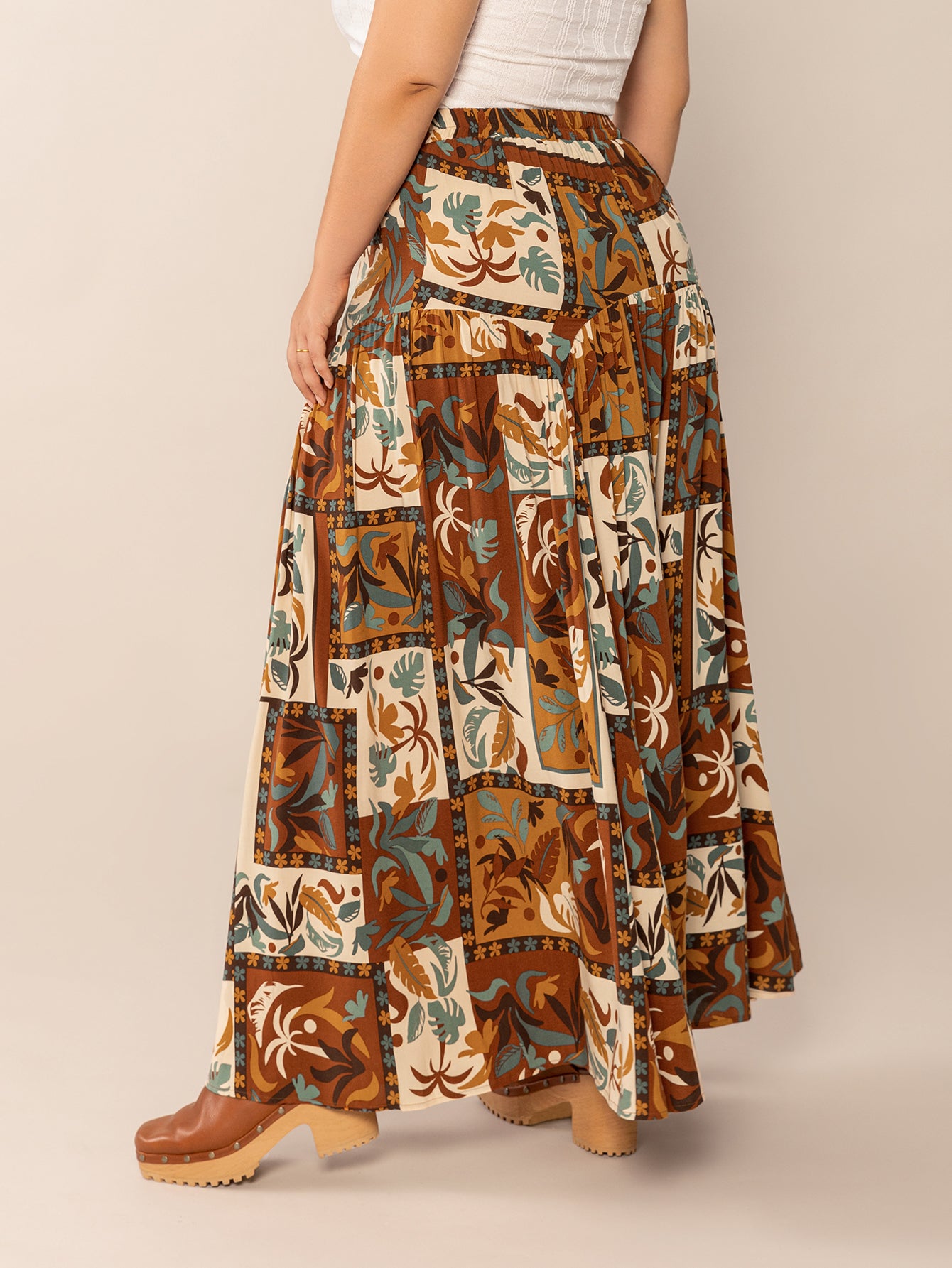 Bohemian Geometric Skirt