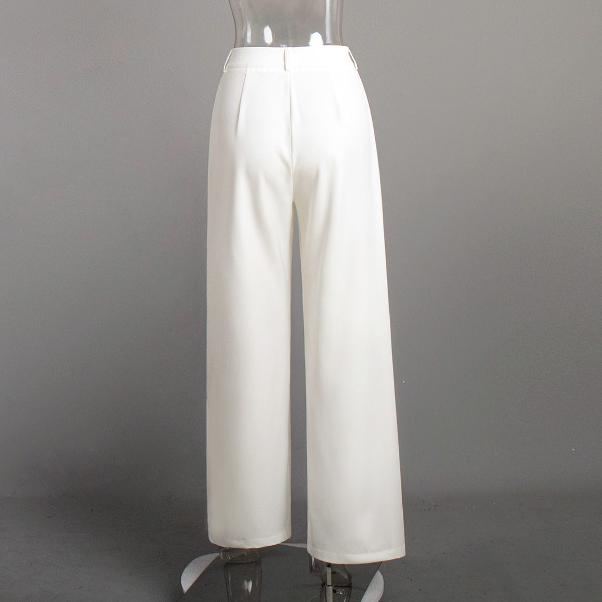 Pure White Wide Trousers