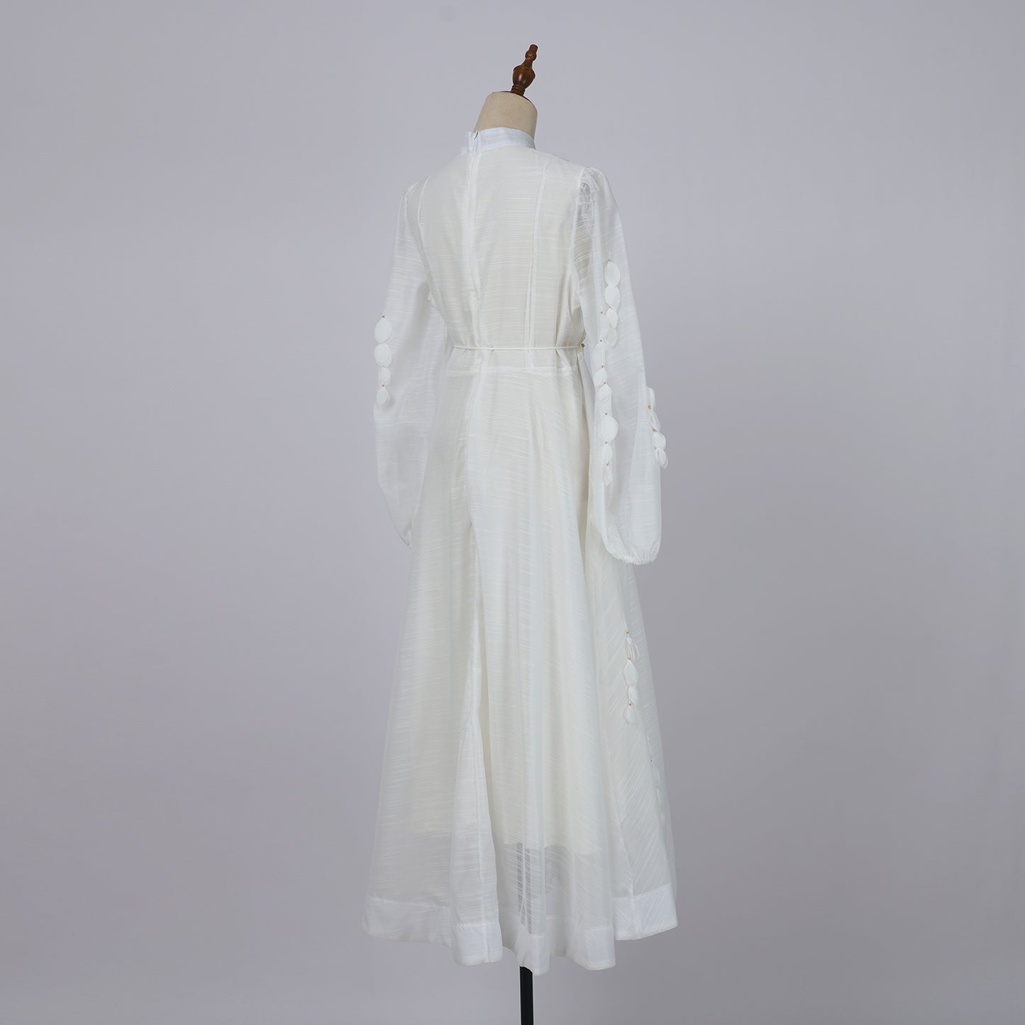 Long Sleeve Button Single Breasted Maxi Dress