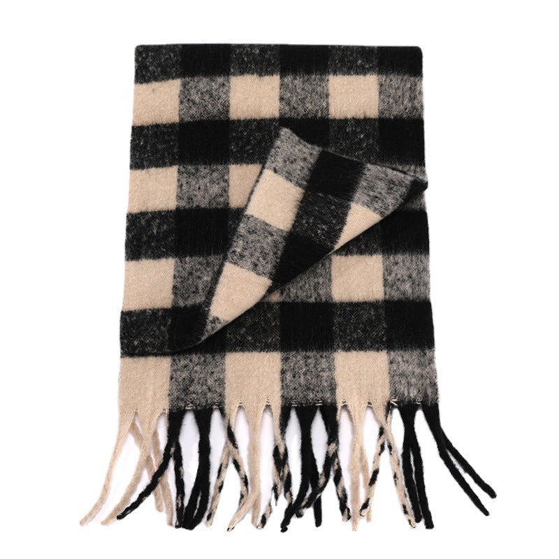 Checkerboard Plaid Scarf