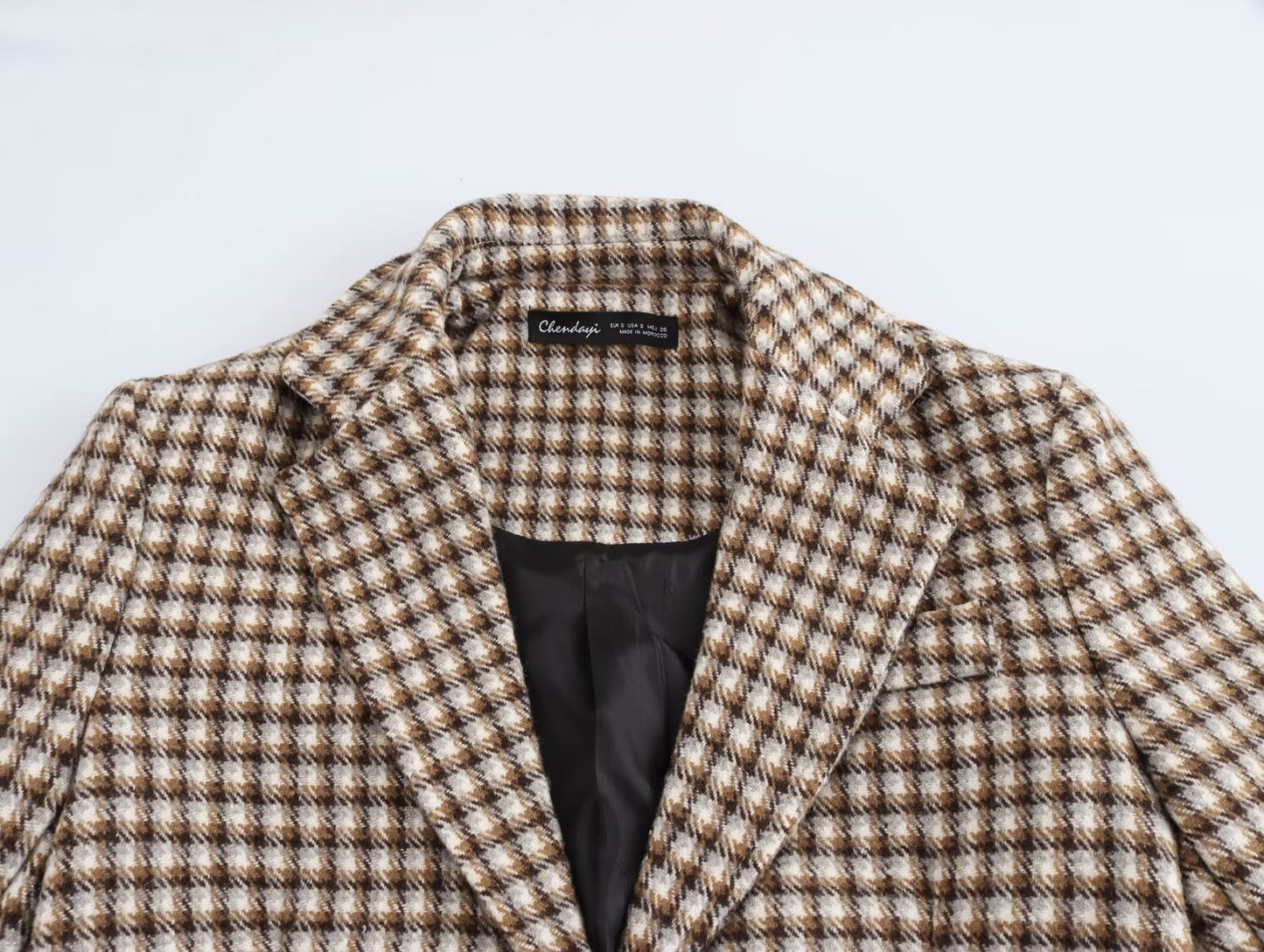 Gabriella Plaid Overcoat