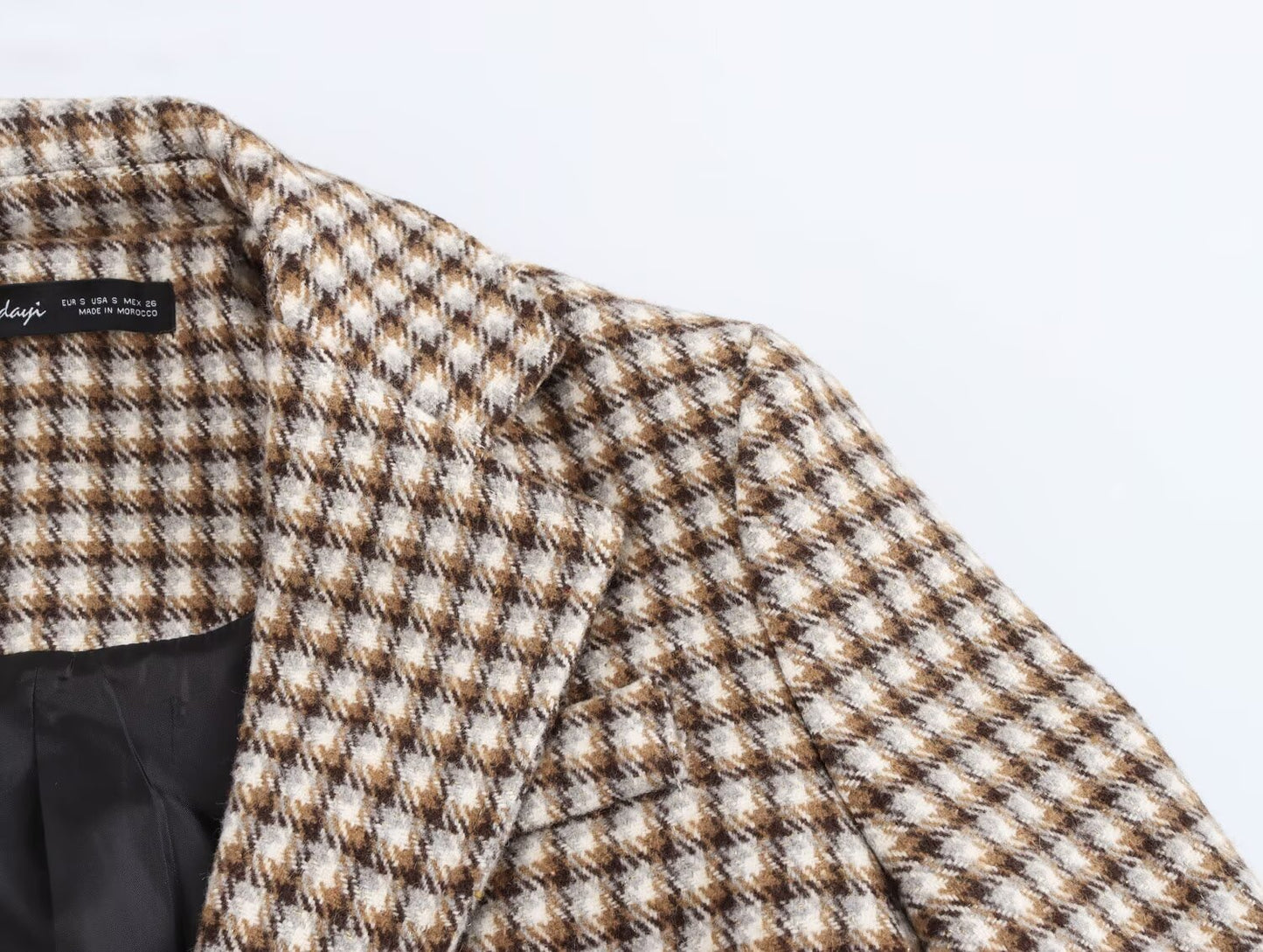 Gabriella Plaid Overcoat
