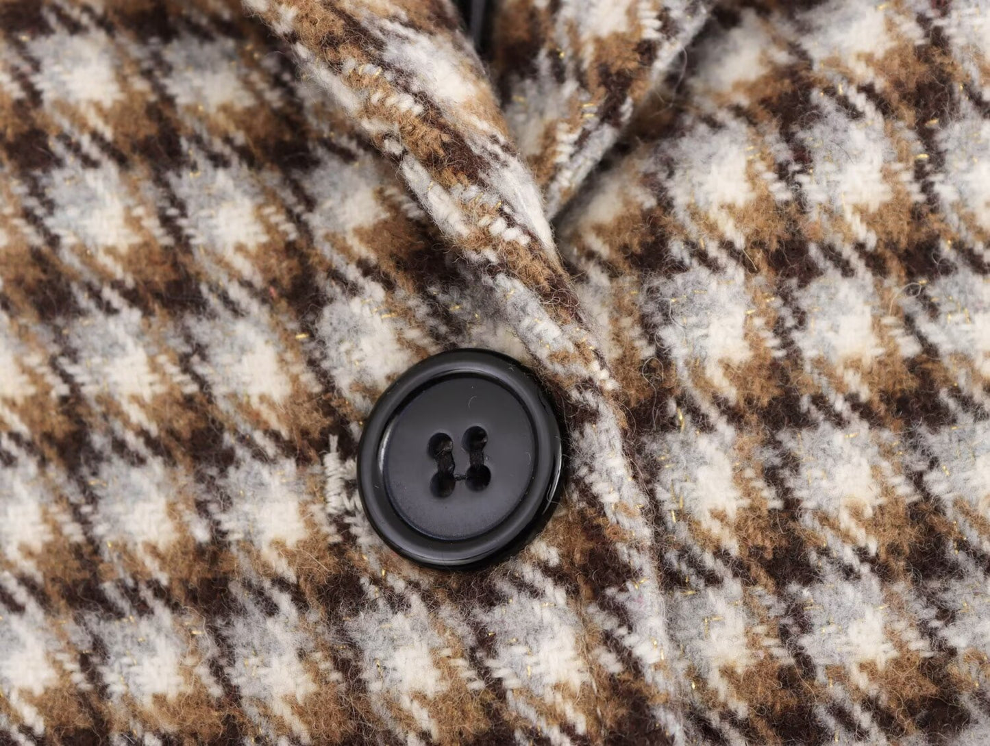 Gabriella Plaid Overcoat