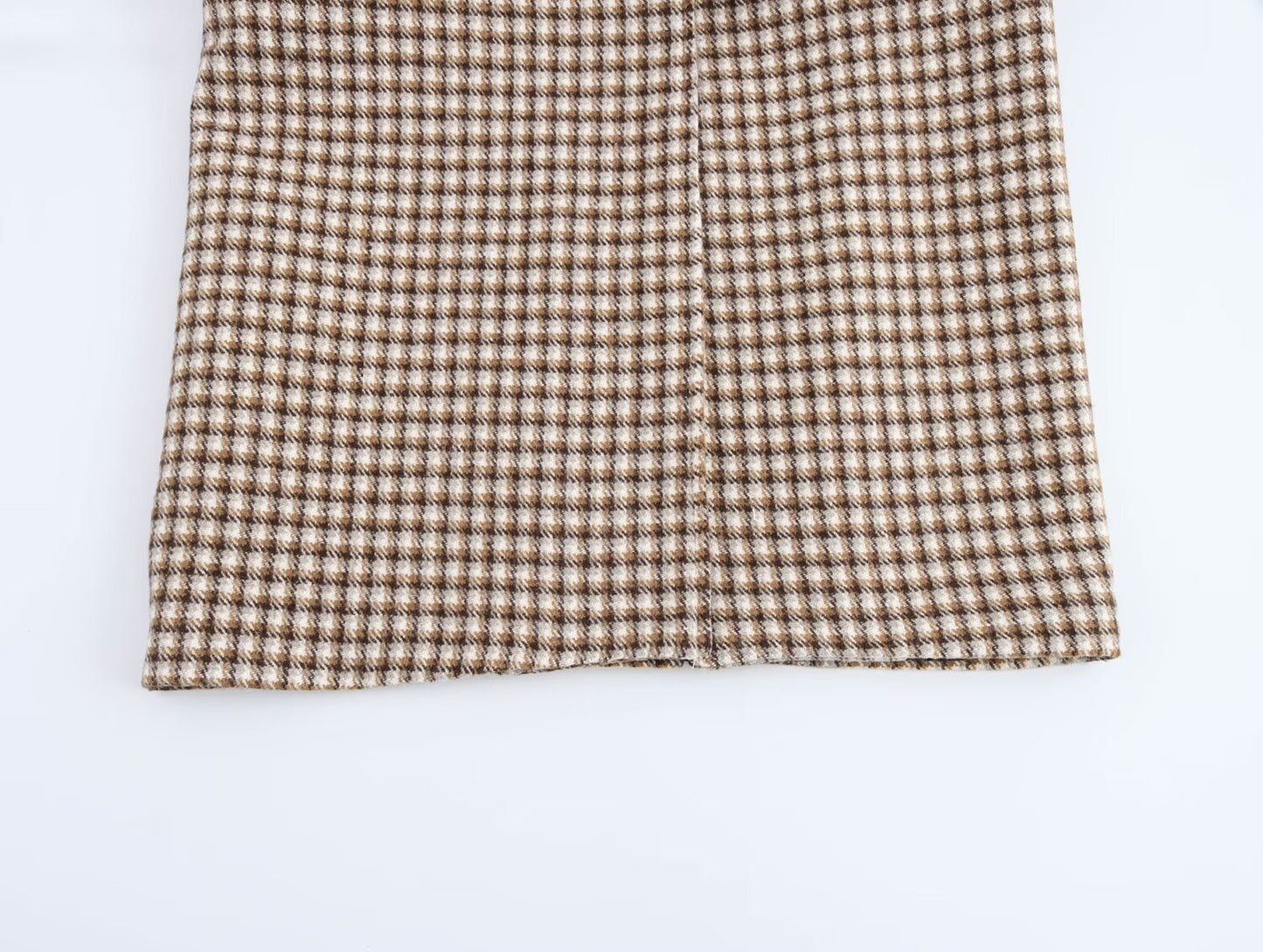 Gabriella Plaid Overcoat