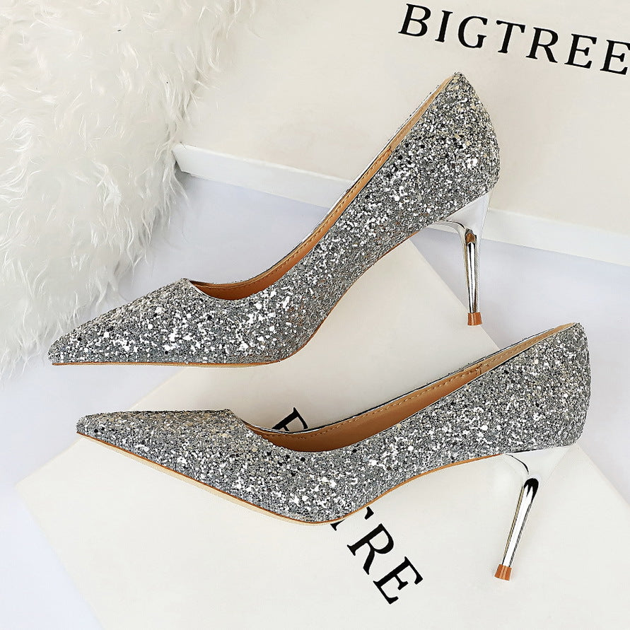 Glitter Pumps